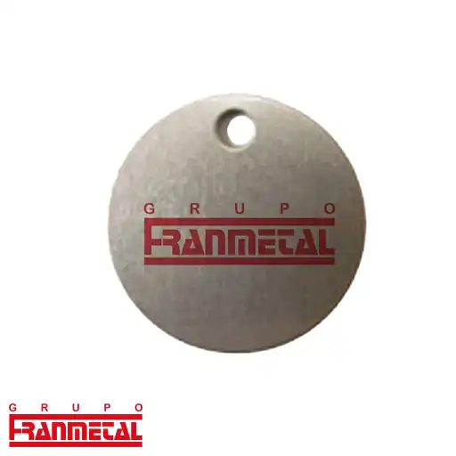 etiquetas técnicas de aço inox