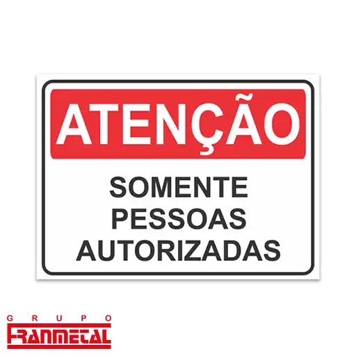 Placas de atenção