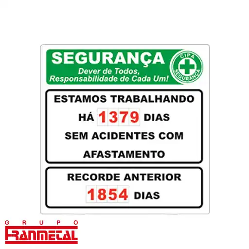 placas de sinalização profissional cipa
