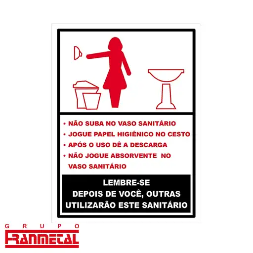 placas de sinalização profissional de aviso