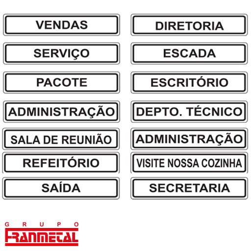 Sinalização personalizada