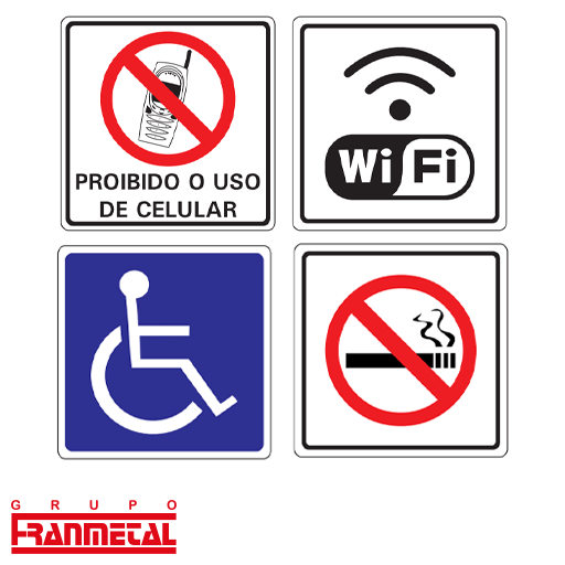 sinalização profissional corporativa