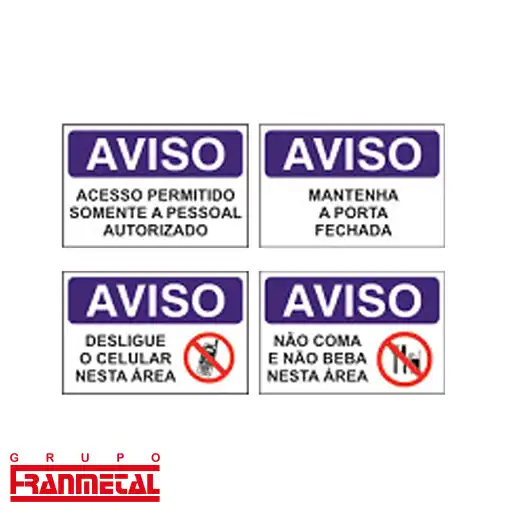 sinalização profissional para segurança do trabalho